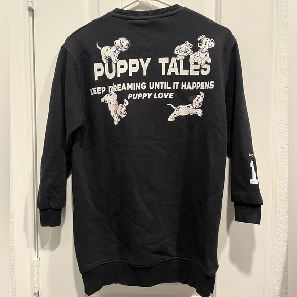 Zara Disney 101 Dalmatians Pull Over Sweater Sweatshirt Size 9 - Picture 3 of 5